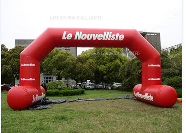 7 * le logo gonflable de voûte d'explosion de voûte de 4 M a imprimé 2 côtés dans des événements de marathon