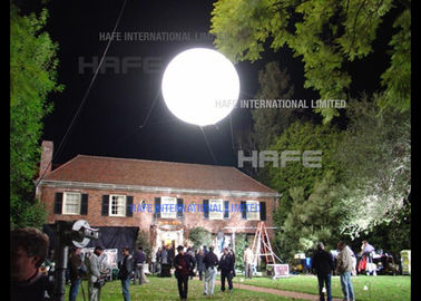 Le ballon géant d'hélium de lune de LED allume l'impression en soie à télécommande du blanc/RVB Digital