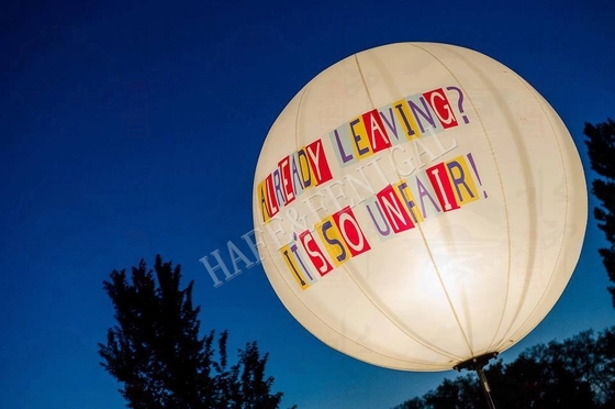 La publicité du ballon de allumage gonflable 230V de décoration pour le flottement