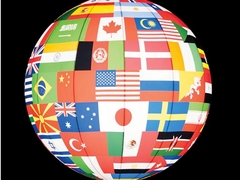 Ballon lunaire hélium Lumière Décoration Forme Terre Halogène 3000W