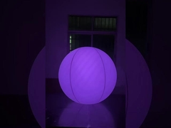 Ballon lumineux LED interactif à pulvérisation complète pour les concerts et les festivals de musique