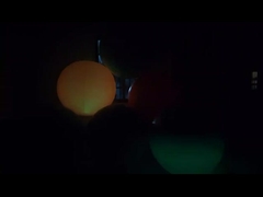 40 pouces 60 pouces violet et rose interactives lumières de ballon pour jeter aux concerts