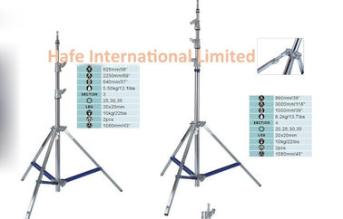 Adjustable Tripod Light Stand with Anti Slip Rubber Feet Providing Stability on Different Surfaces for Lighting Equipment