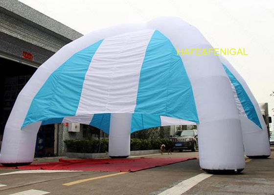 10m Long Skyblue Spider Inflatable Dome Tent For Product Displays Sheltered Gathering Areas
