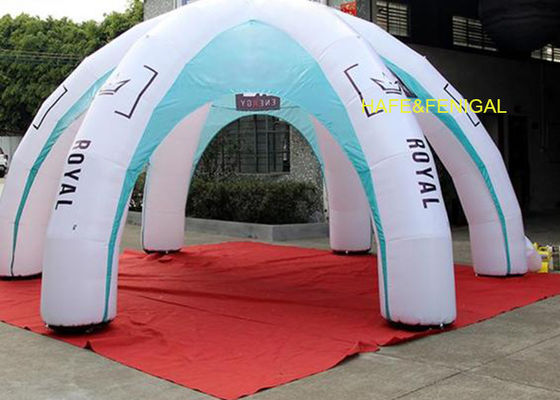 10m Long Skyblue Spider Inflatable Dome Tent For Product Displays Sheltered Gathering Areas