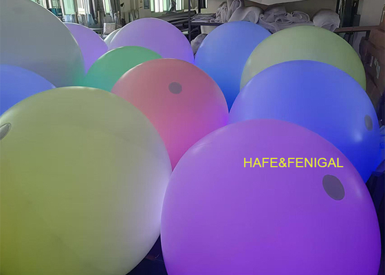 4ft Tap To Change Color LED RGB Interactive Balloon Light For Throwing At Auditoriums