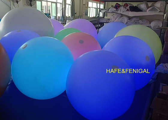 4ft Tap To Change Color LED RGB Interactive Balloon Light For Throwing At Auditoriums