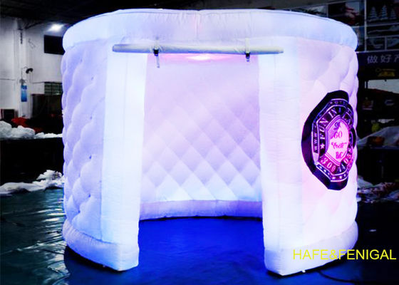 3m Inflatable RGB Lighting Cube Tent for Events and Glamping