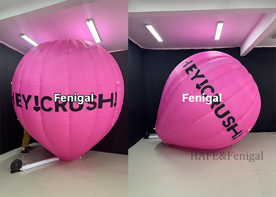 3.5m 12ft Custom Hot Air Balloon Shape Advertising Marketing Balloon Continuous Inflation