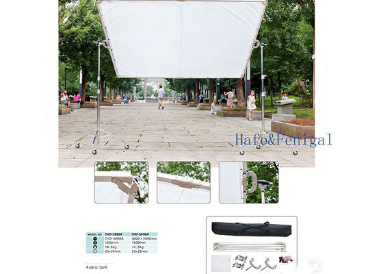 THD & THE & THF Series Large Scrim Frames: 1.8m to 3.6m Sizes for Diffusion & Lighting Control