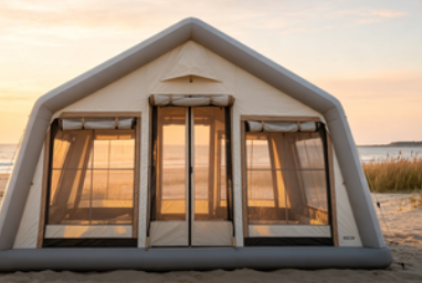 Lightweight Inflatable Air Tent with Fast Inflation and Weather Resistant Design for Outdoor Activities