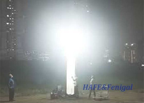 Tour phare gonflable résistant au vent à haute puissance avec installation rapide en moins de 5 minutes pour la construction et les événements