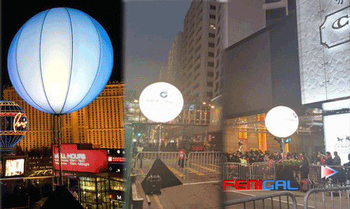 Les vœux sous les étoiles RGBW Événement de lune Allumage de ballon pour votre mariage