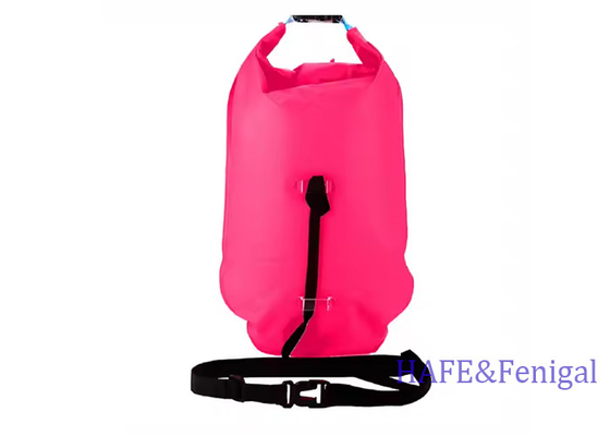 Bouée de sécurité de natation légère et très visible Bouée gonflable flottante à sacs secs flottante pour nageurs en eau libre
