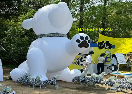 Balons gonflables géants personnalisés pour chiens de dessins animés pour les événements sur pelouse