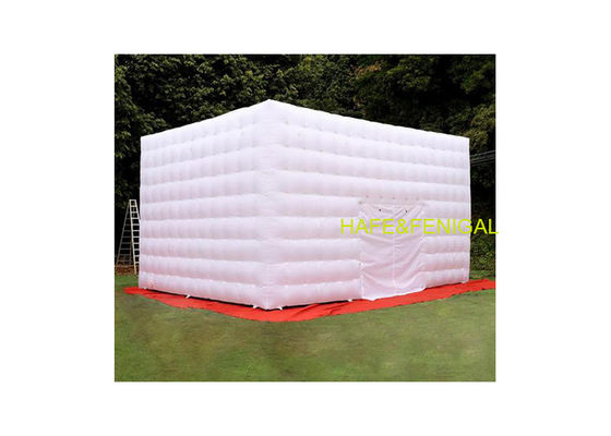 4m Square Inflatable Tent With Built-In RGB LED Lights For Exhibitions Retail Promotion