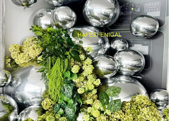 1ft 2ft 3ft PVC Silver Mirror Balloons For Indoor Or Outdoor Art Installations