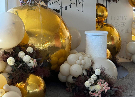 Ballon miroir géant gonflable pour décoration d'événement, mariage, festival et fête de Noël