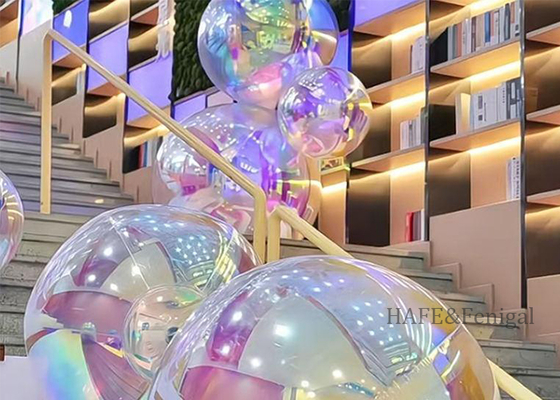 Ballon miroir personnalisé gonflable décoration de ballon coloré Marketing pour les célébrations de festival