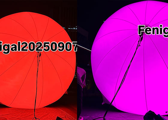 Dia.5m Sphere RGBW LED 4800w Balloon Light For Cinematographers And Gaffers