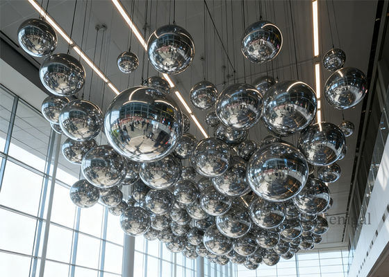 1m 2m 2.5m PVC Inflatable Mirror Balloon Space Atmosphere Decoration