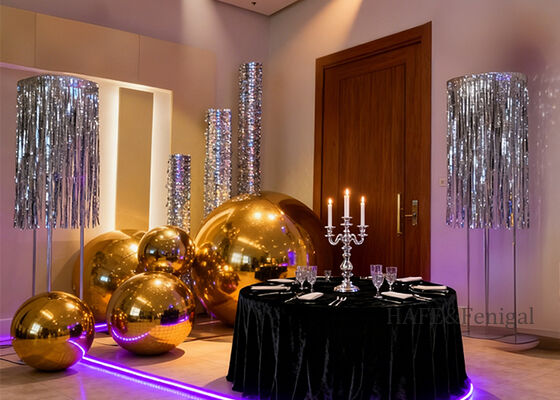 Décoration d'événement de mariage de festival de fête Ballon miroir géant gonflable