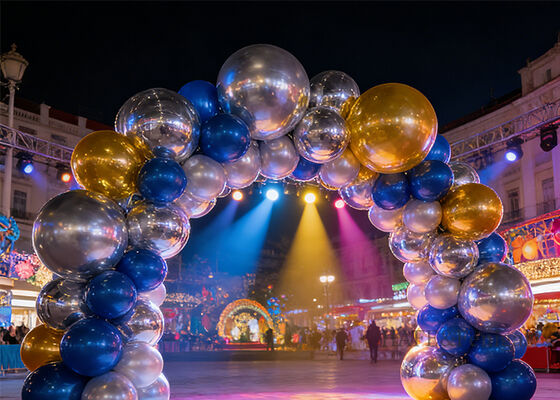 Grands ballons miroirs gonflables en PVC adaptés aux événements Fêtes de scène Publicité et décorations de spectacles