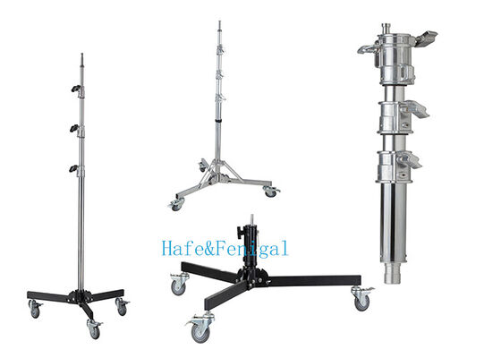 Professional TX & TCOB Series Rolling Base Light Stands with Caster Wheels