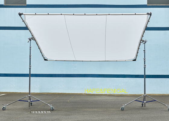 Aluminum Light Control & Flag Panel Systems With White Soft Fabric For Studio Diffusion