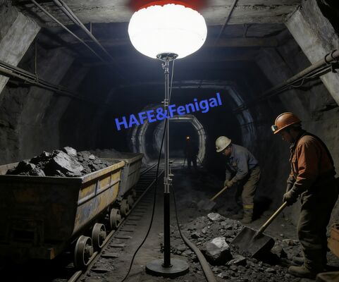 Ballon lumineux de sécurité et de sauvetage 400W – Éclairage d'urgence portable 70x40cm pour déploiement rapide