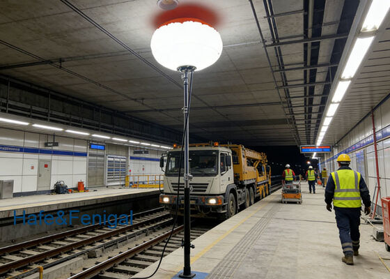 Ballon lumineux de sécurité et de secours 1000W – Système haute intensité 120x65cm pour applications militaires, grands événements et infrastructures critiques