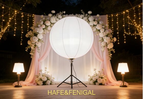 Luna 300W High-Lumen Balloon Light for Grand Outdoor Weddings & Nighttime Celebrations | IP44, Instant On, 30,000 Lumens