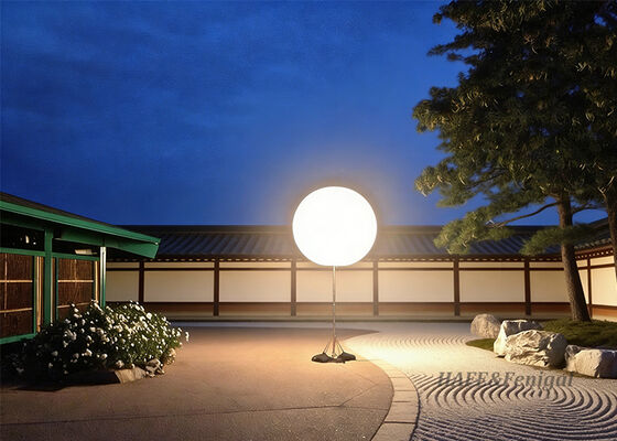 Lampe sphérique gonflable à LED blanche personnalisée de 400W