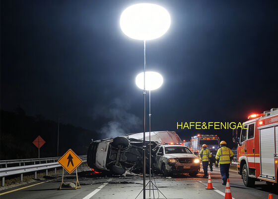 Certificat CE 480W 230VAC Lumière de ballon LED avec trépied pour chantier de construction