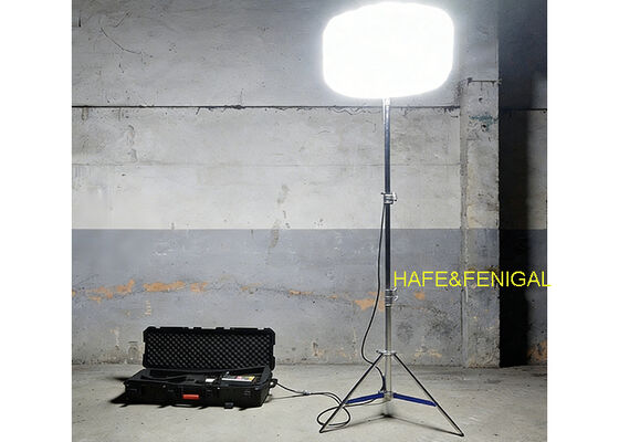 400W LED Balloon Light with 360° Glare-Free Illumination and Adjustable Tripod for Emergency Safety