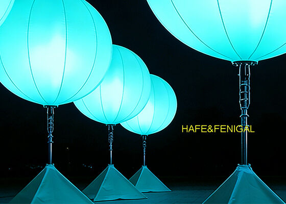 Ballon d'éclairage LED portable 400W avec contrôle DMX et logo personnalisé pour événements en extérieur
