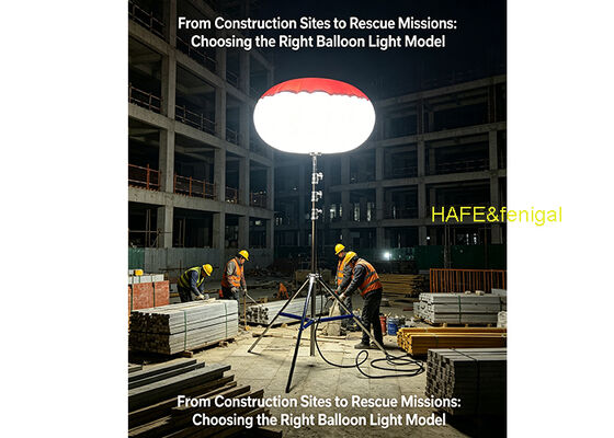 Lumière de ballon LED de 400 W avec trépied portable pour l'éclairage d'urgence en cas de catastrophe