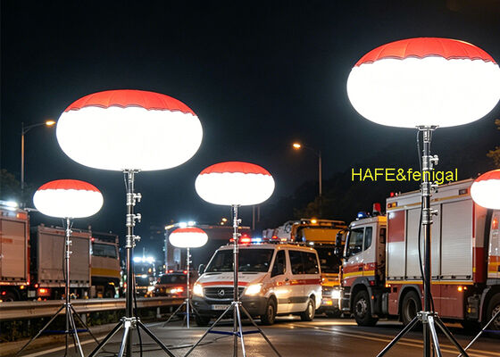 Lampes de ballon portables de 400 W et 600 W avec trépied utilisées pour l'éclairage d'urgence et de chantier