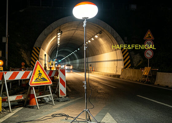 Sun LED400SP: lampe de ballon LED haute puissance de 400W avec double alimentation CA/CC et protection IP65 pour un déploiement professionnel sur le terrain