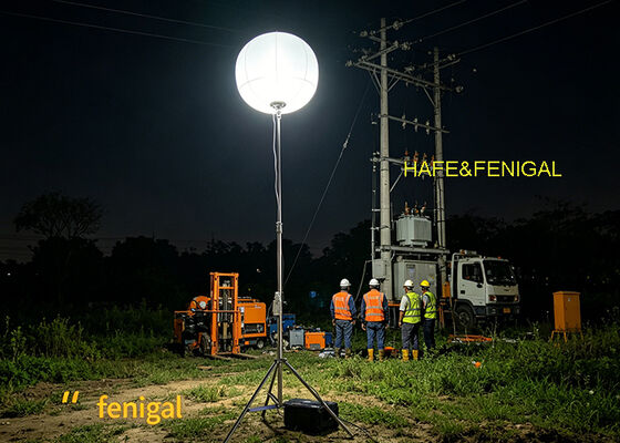 Lampe LED sur batterie 400W pour opérations silencieuses hors réseau