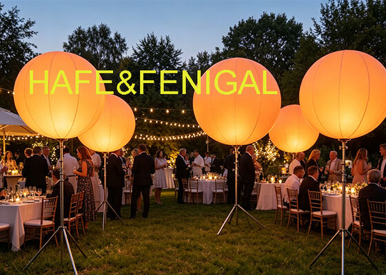 Muse EN Entrée Lumière de ballon avec technologie LED RGB+W personnalisable et LED 200W pour l'éclairage d'événement premium