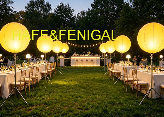Lumière de ballon gonflable standard Muse SE avec technologie LED RGB + W, logo personnalisable et options de puissance 200W-800W