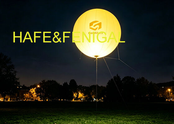 Ballon d'éclairage sphérique professionnel Moon SE Series avec couvercles de couleur personnalisables et source de lumière LED 400 W avec contrôle DMX en option