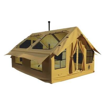 Tente gonflable étanche avec installation rapide et double puits de lumière pour événements en extérieur