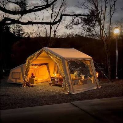 Tente gonflable à air, durable, portable, montage facile, design étanche, idéale pour les événements en plein air, le camping et les solutions d'abri d'urgence
