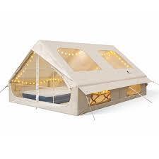 Tente gonflable résistante aux intempéries et abri durable adapté à diverses conditions extérieures, y compris la pluie et le vent