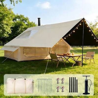 Tente aérienne gonflable portable légère idéale pour le camping en plein air la randonnée les abris d'urgence et les activités récréatives
