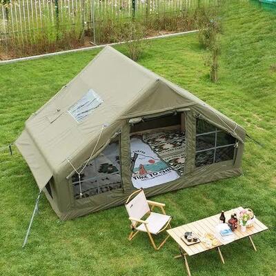 Tente gonflable Portable léger Abri idéal pour les événements en plein air Camping Urgence et hébergement temporaire