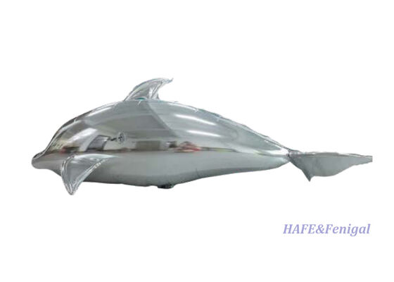 Dirigeant à hélium de dauphin volant personnalisé télécommandé avec contrôle de vol gyro-stabilisé et film d'aluminium PP + PA léger