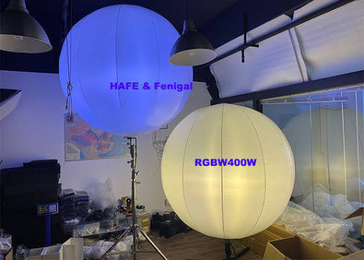 400W DMX contrôle lampe LED gonflable Logo personnalisé LED Ballon lumineux pour les événements de marque